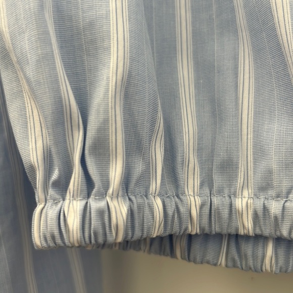 Sandro Ravenne Cropped Dress Shirt in Blue - Picture 7 of 9